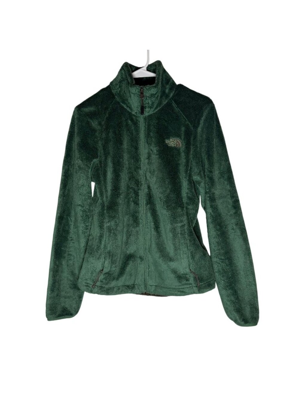 The North Face Osito Full-Zip Fleece Jacket Women's Size Small in Evergreen EUC